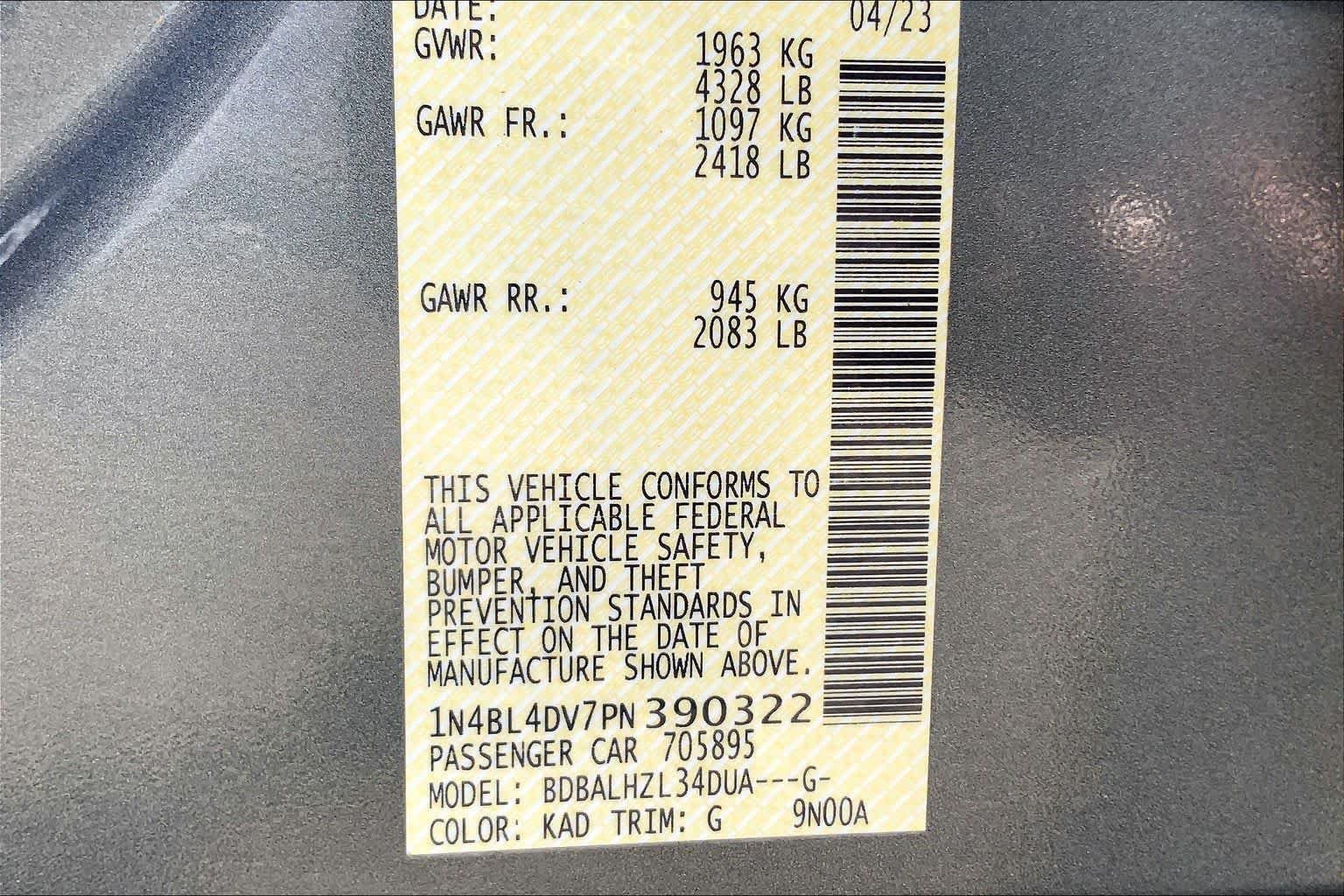 Used 2023 Gun Metallic Nissan 2.5 SV image 36