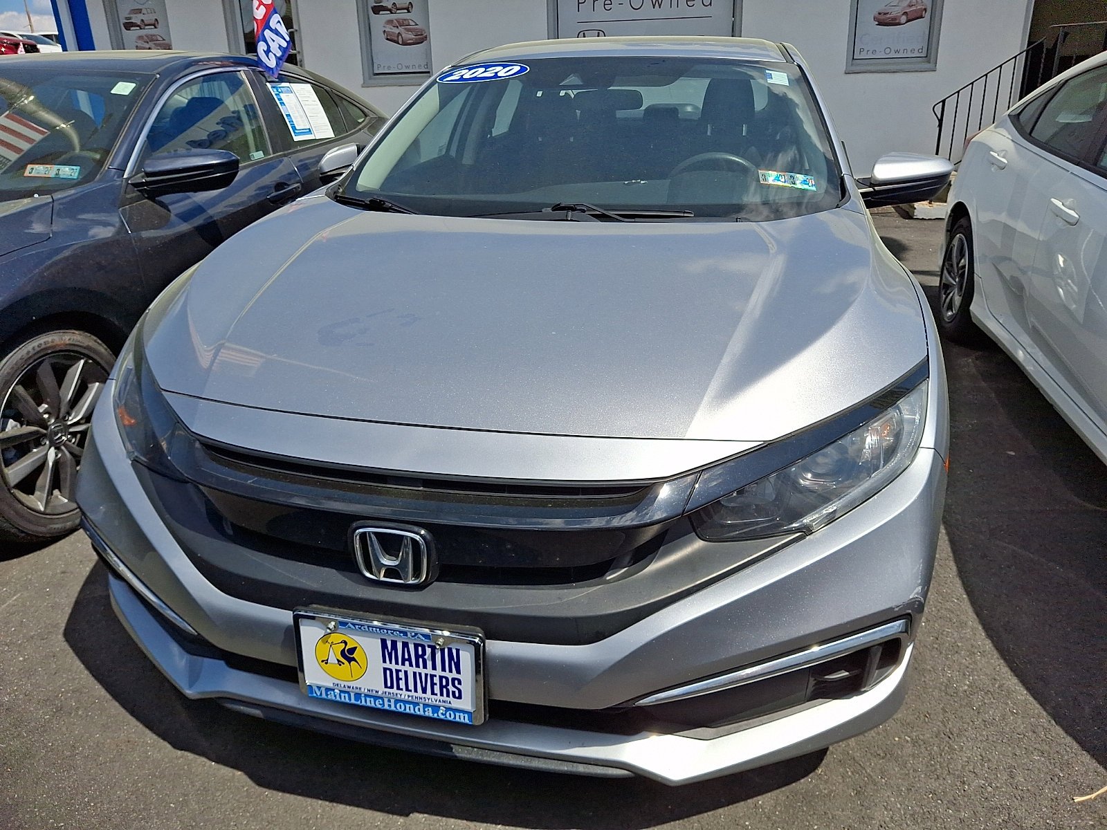 Used 2020 Honda Civic LX with VIN 2HGFC2F64LH534905 for sale in Ardmore, PA