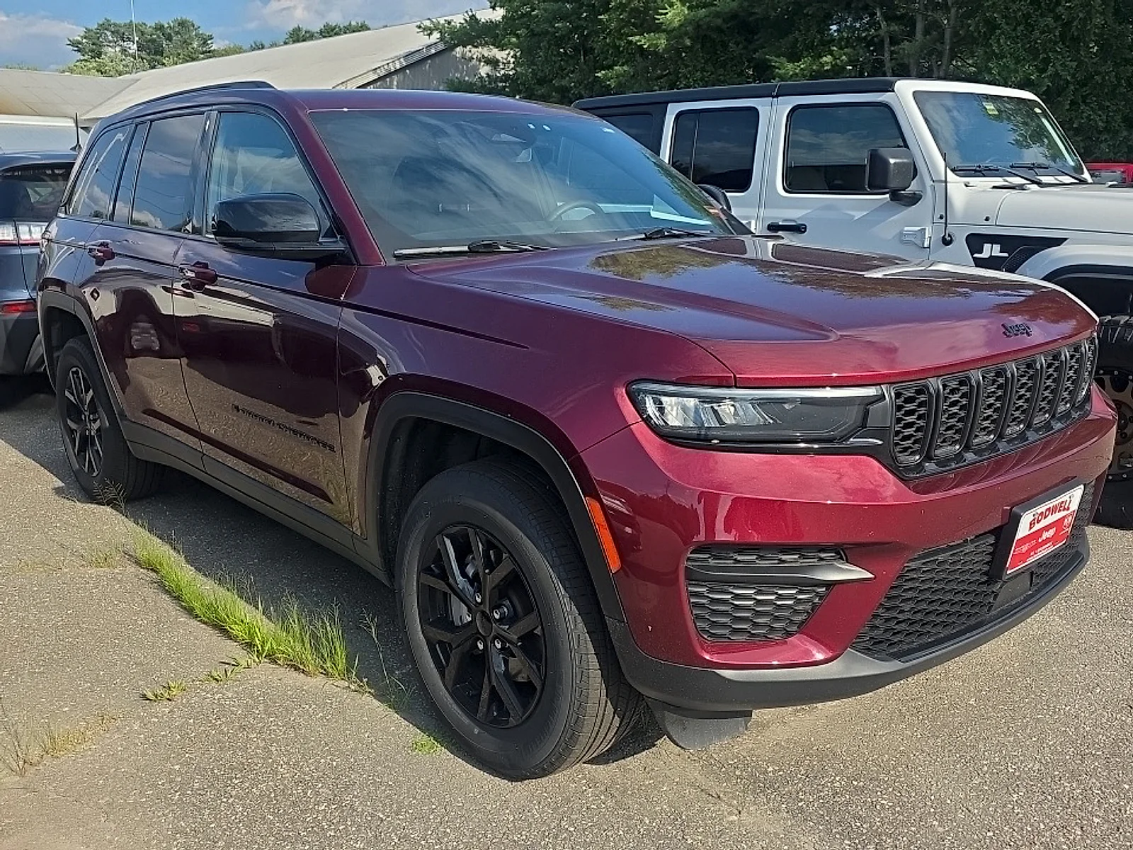 Certified Used 2024 Velvet Red Pearlcoat Jeep Altitude X 4x4 image 2