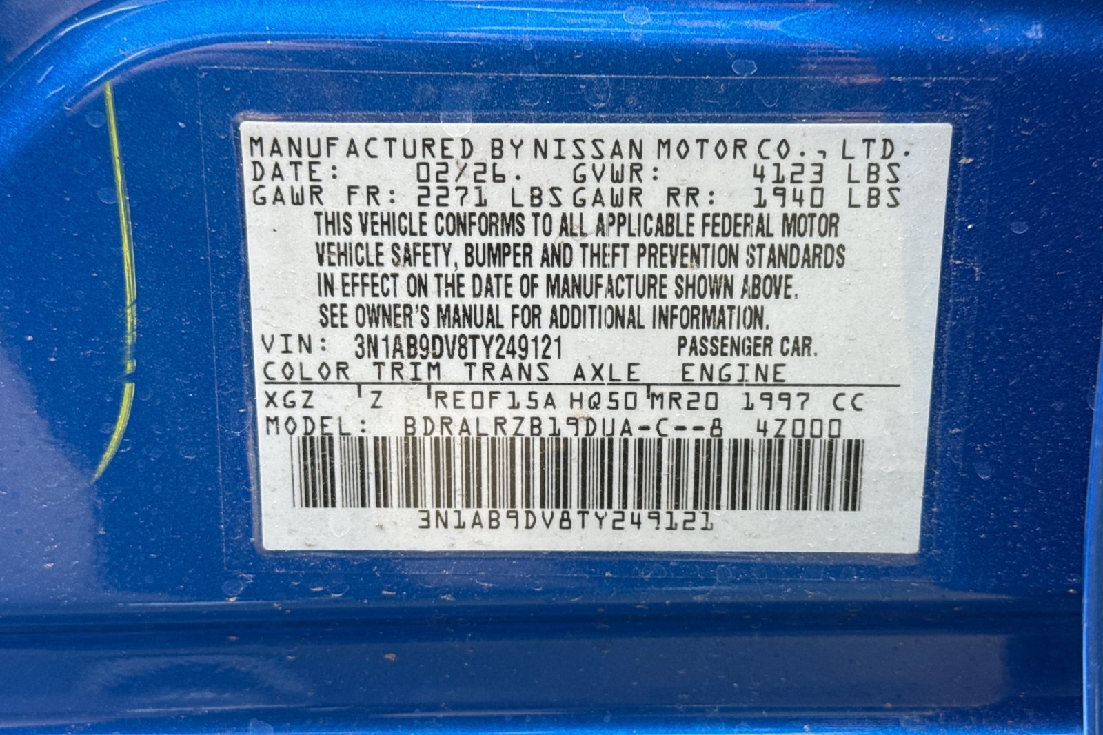 New 2026 Bluestone Pearl/Super Black Nissan SR image 21