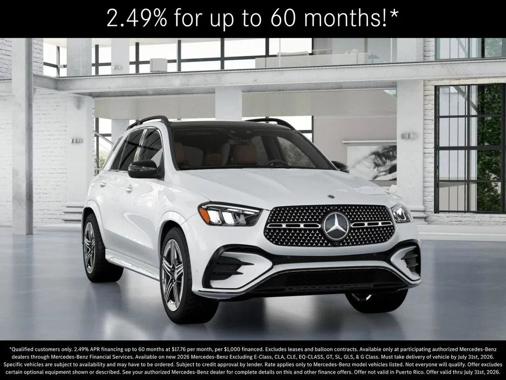 New 2026 MANUFAKTUR Moonlight White Metallic Mercedes-Benz GLE 450 image 9