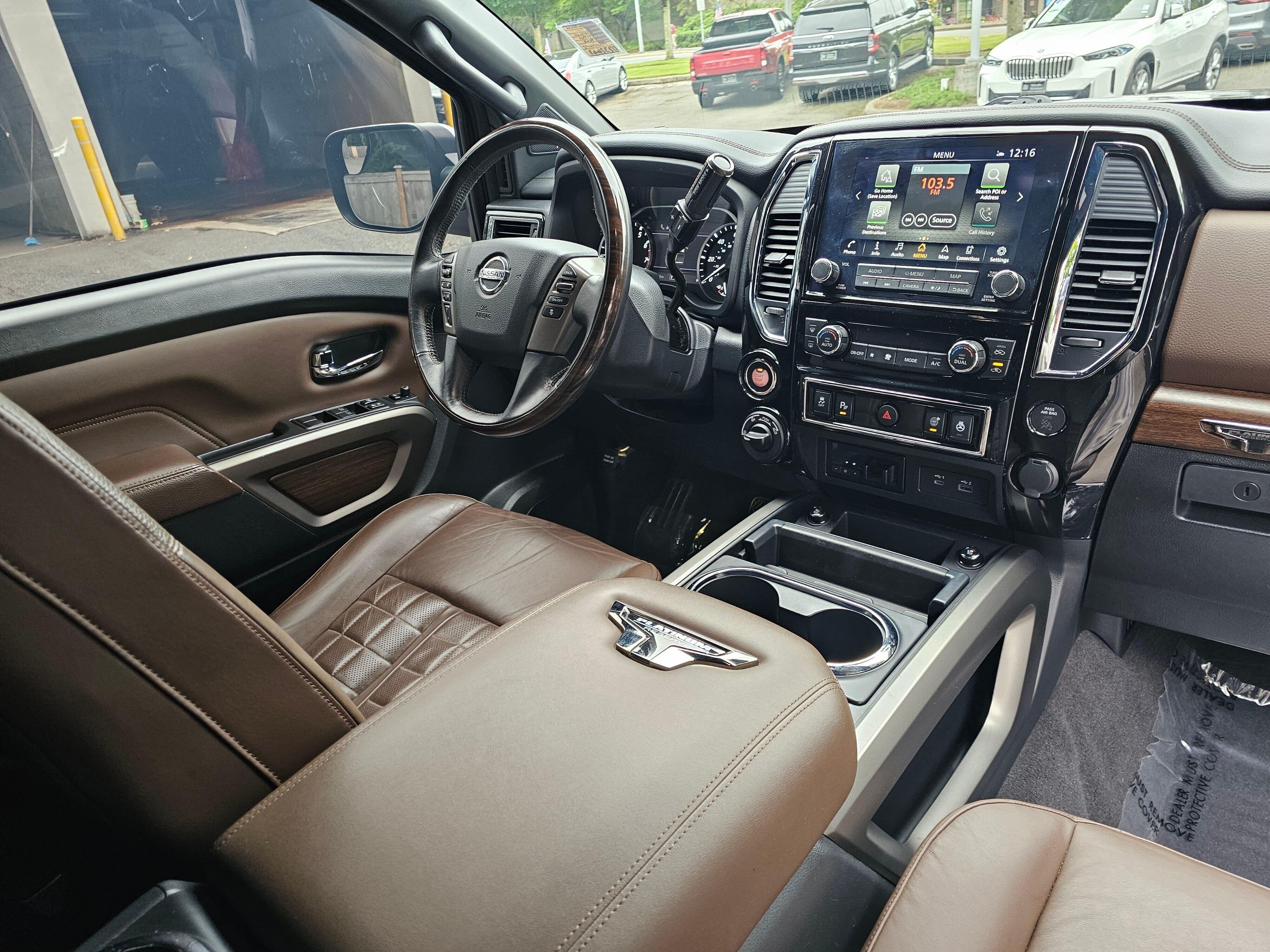 Used 2021 Super Black Nissan Platinum Reserve image 10