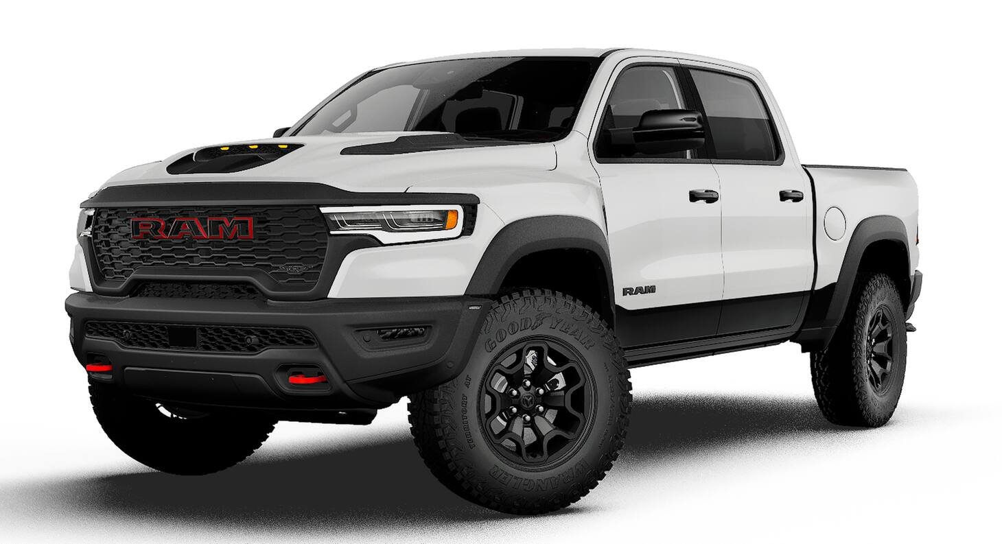 New 2027 Bright White Clear-Coat Exterior Paint RAM TRX image 1