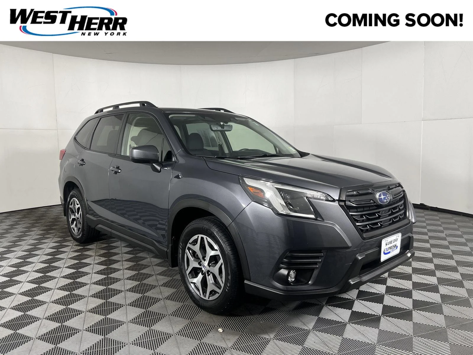 Used 2024 Magnetite Gray Metallic Subaru Premium image 1