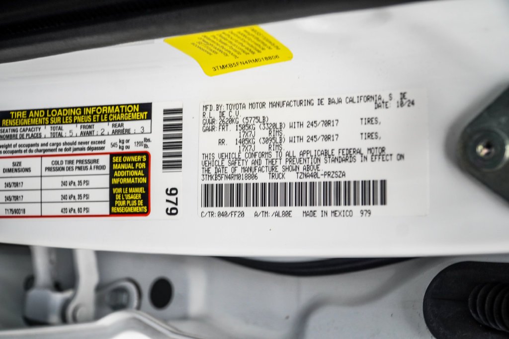 Used 2024 White Toyota SR5 image 43