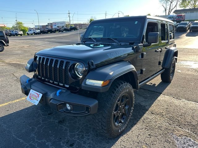 Certified 2023 Jeep Wrangler 4xe Willys 4XE with VIN 1C4JJXN67PW626918 for sale in Kansas City, MO