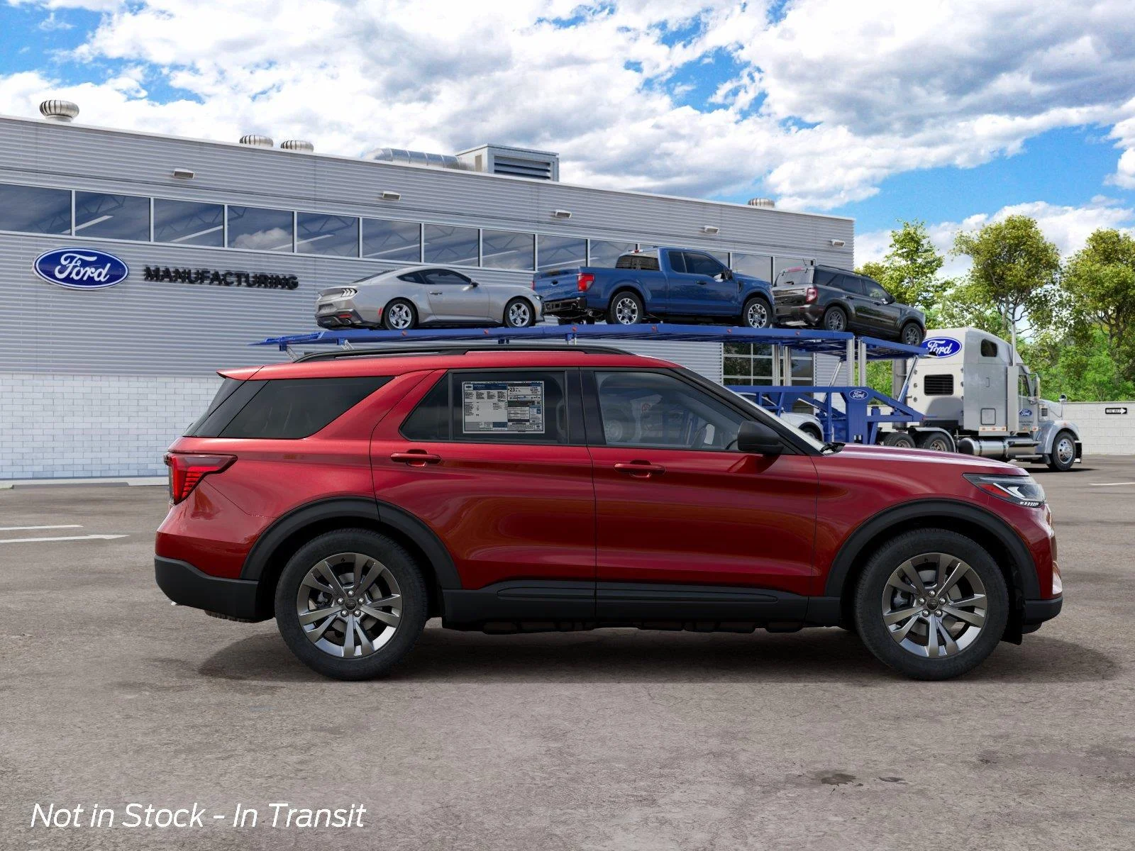 New 2027 Ruby Red Metallic Tinted Clearcoat Ford Active image 8