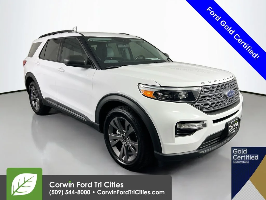 Used 2021 Oxford White Ford XLT image 1