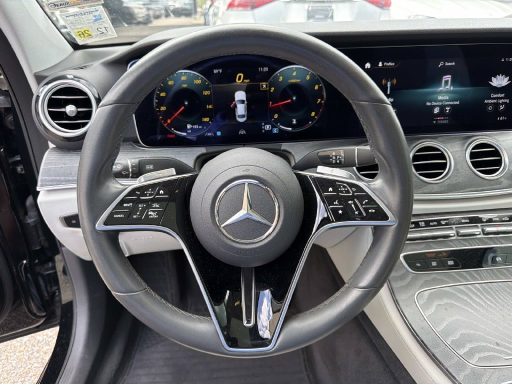 Certified Used 2022 Black Mercedes-Benz E 350 image 22