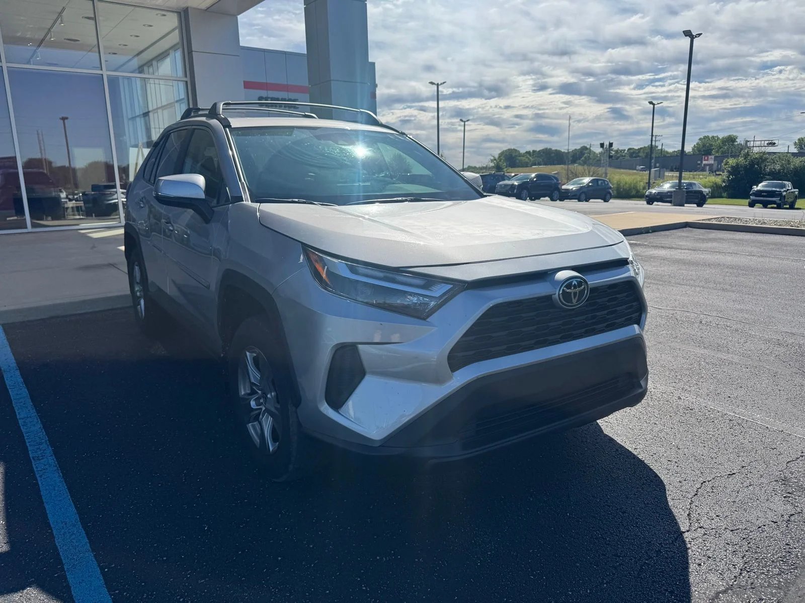 Used 2024 Silver Toyota XLE image 1