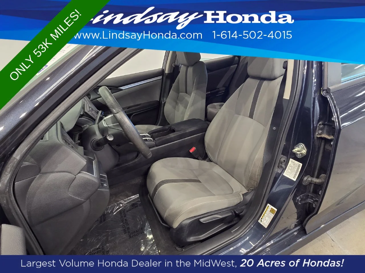 Used 2017 Cosmic Blue Metallic Honda LX image 11