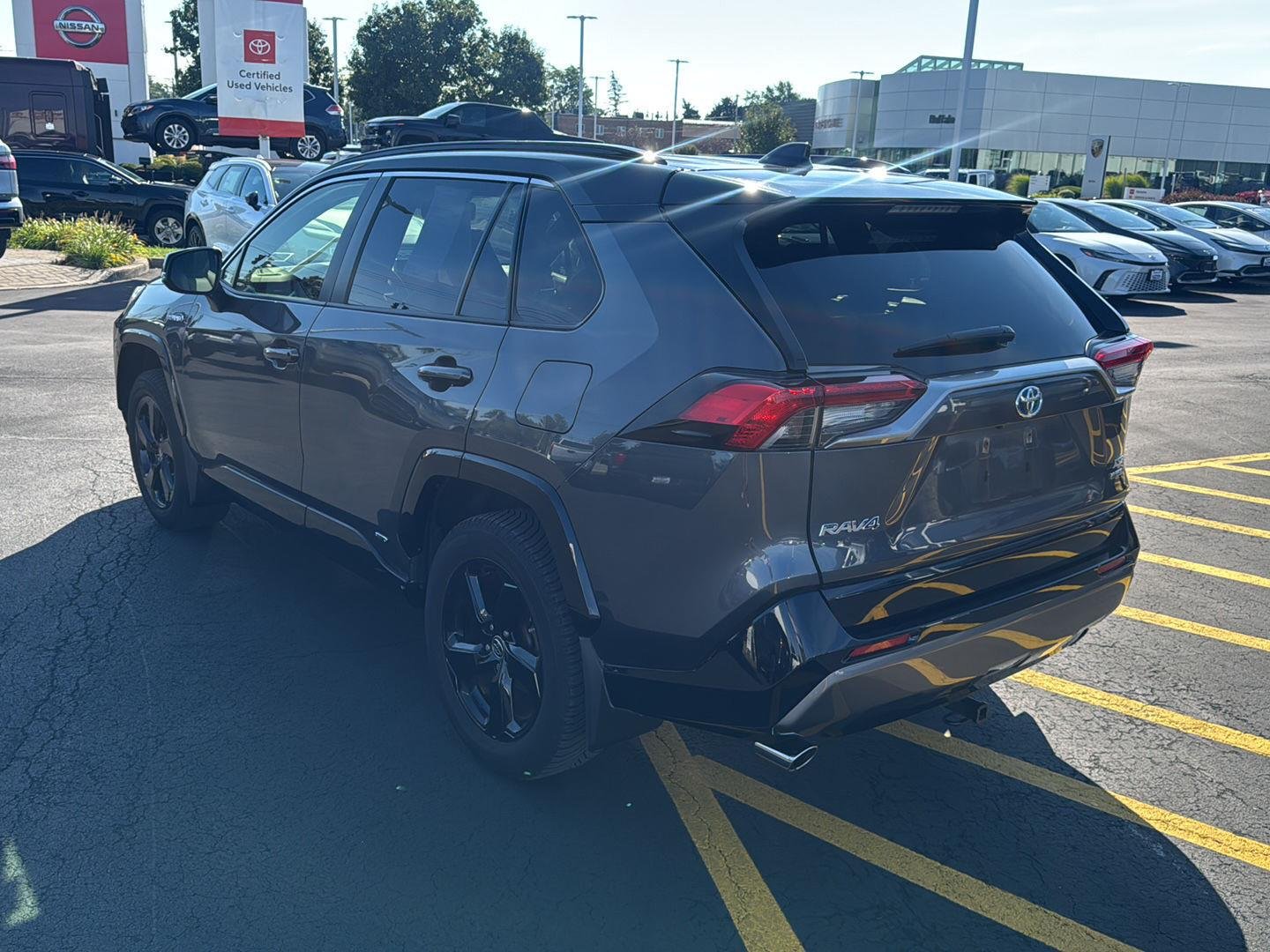 Used 2019 Magnetic Gray Metallic w/Black Roof Toyota XSE image 4