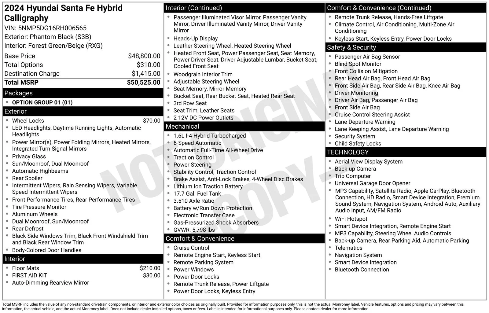 Used 2024 Black Hyundai Calligraphy image 18