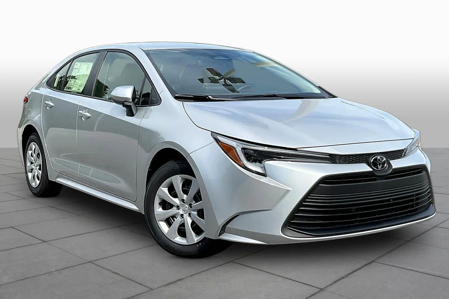 New 2026 Classic Silver Metallic Toyota Hybrid LE image 2