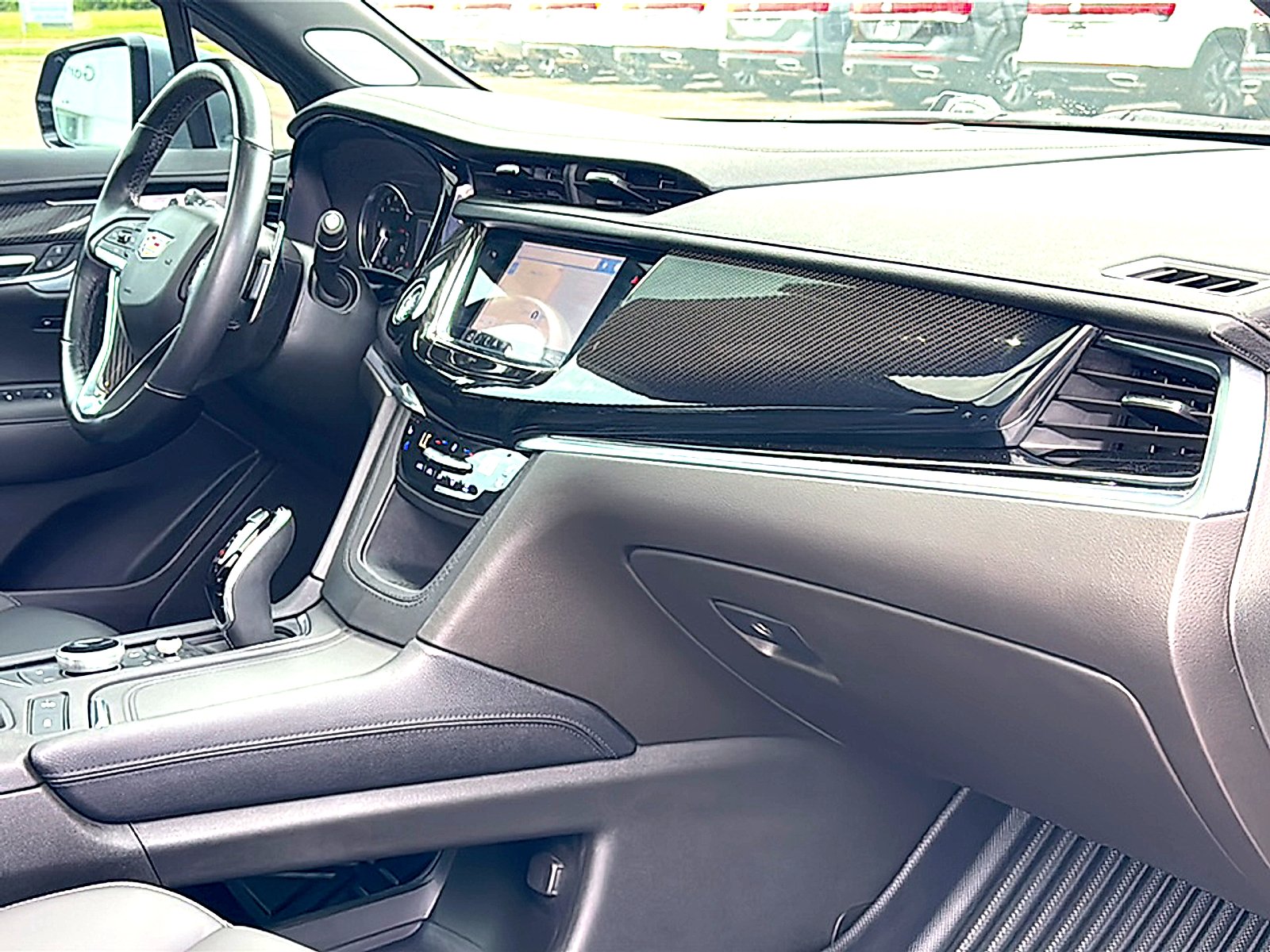 Used 2024 Argent Silver Metallic Cadillac AWD Sport image 23