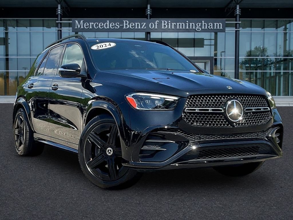 Certified Used 2024 Obsidian Black Metallic Mercedes-Benz GLE 580 image 1