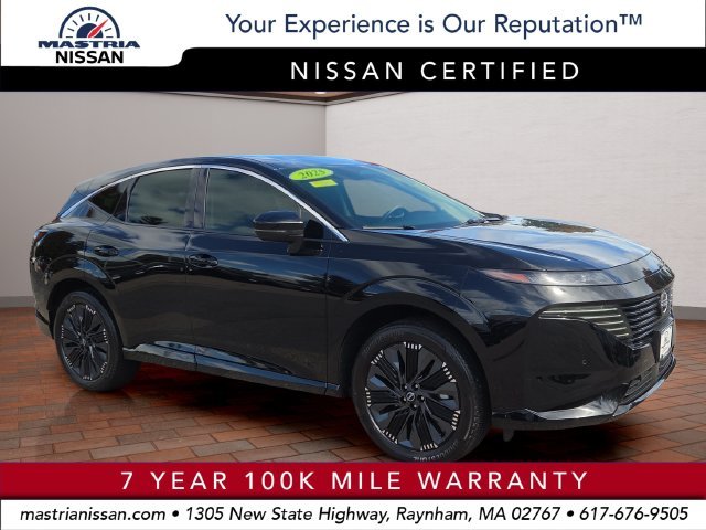Certified Used 2025 Black Nissan Platinum image 1