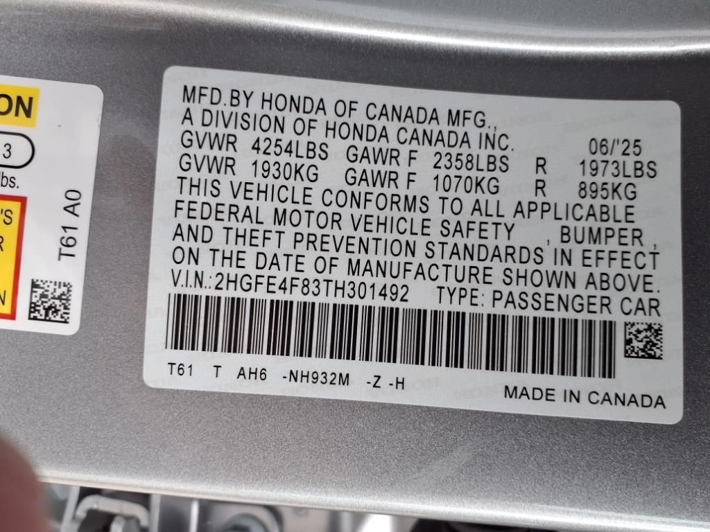 2026 Honda Civic Sport - Photo 27