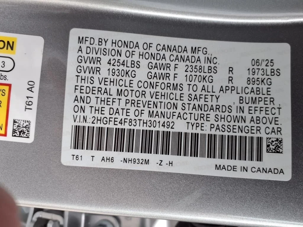 2026 Honda Civic Sport - Photo 27