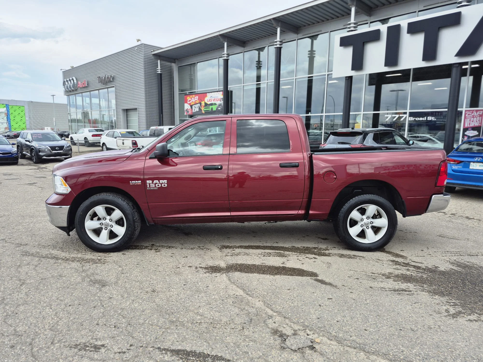 Certified Used 2023 Red Pearl Ram SLT 4x4*6 Pass | 5.7L HEMI | Velvet Red Pearl | Htd Mirrors | Tow Package | Box Liner image 10