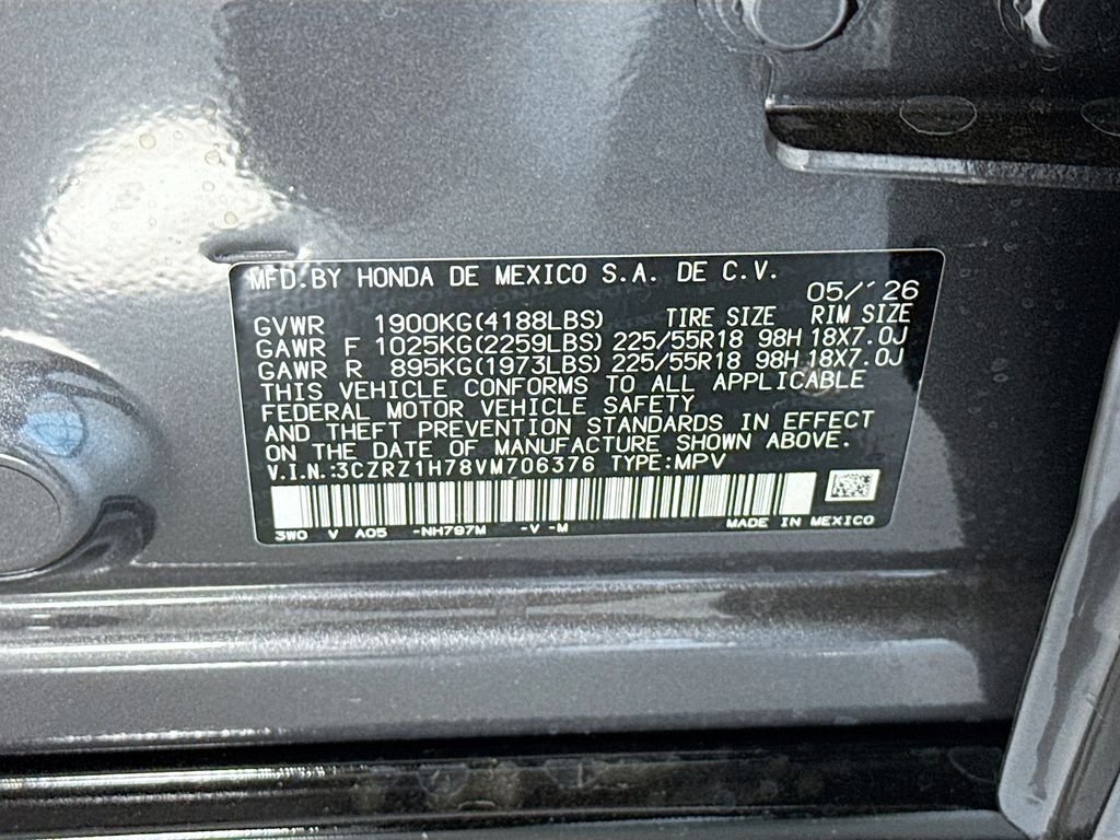 New 2027 Modern Steel Metallic Honda EX-L image 32