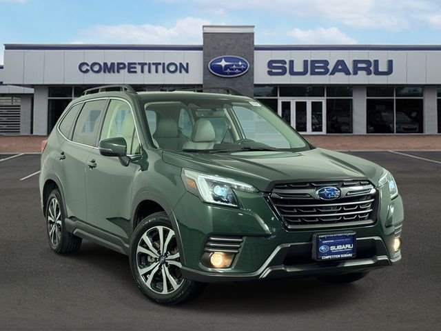 Certified Used 2023 Green Subaru Limited image 1