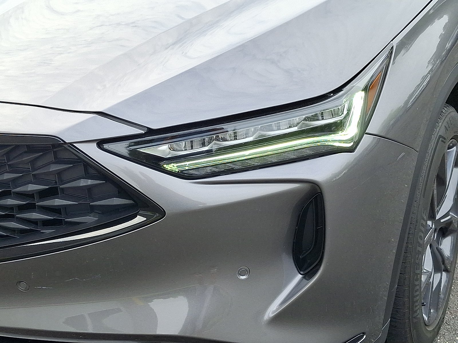 Used 2023 Liquid Carbon Metallic Acura A-SPEC image 8