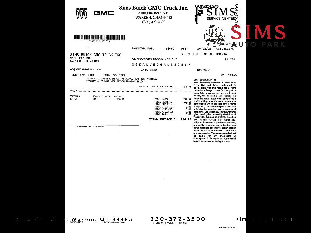 2024 GMC Terrain