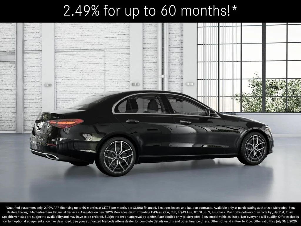 New 2026 Black Mercedes-Benz C 300 image 19