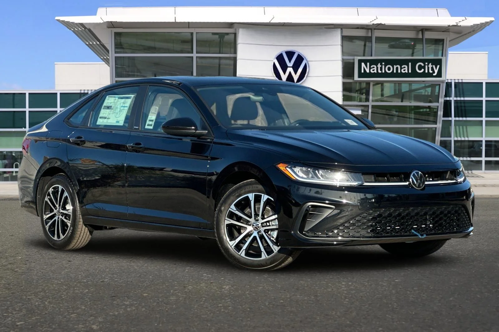 New 2026 Black Volkswagen 1.5T Sport image 2
