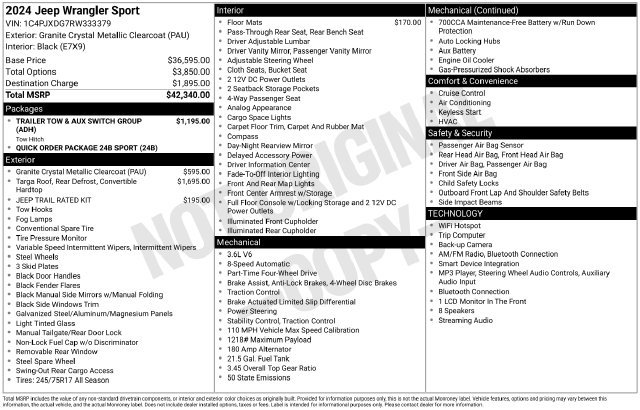 Used 2024 Gray Jeep Sport image 54