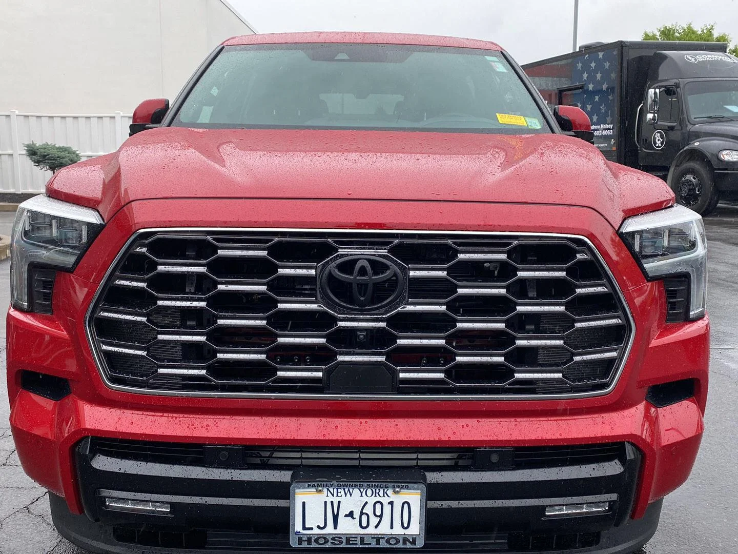 Used 2024 Supersonic Red Toyota Platinum image 5
