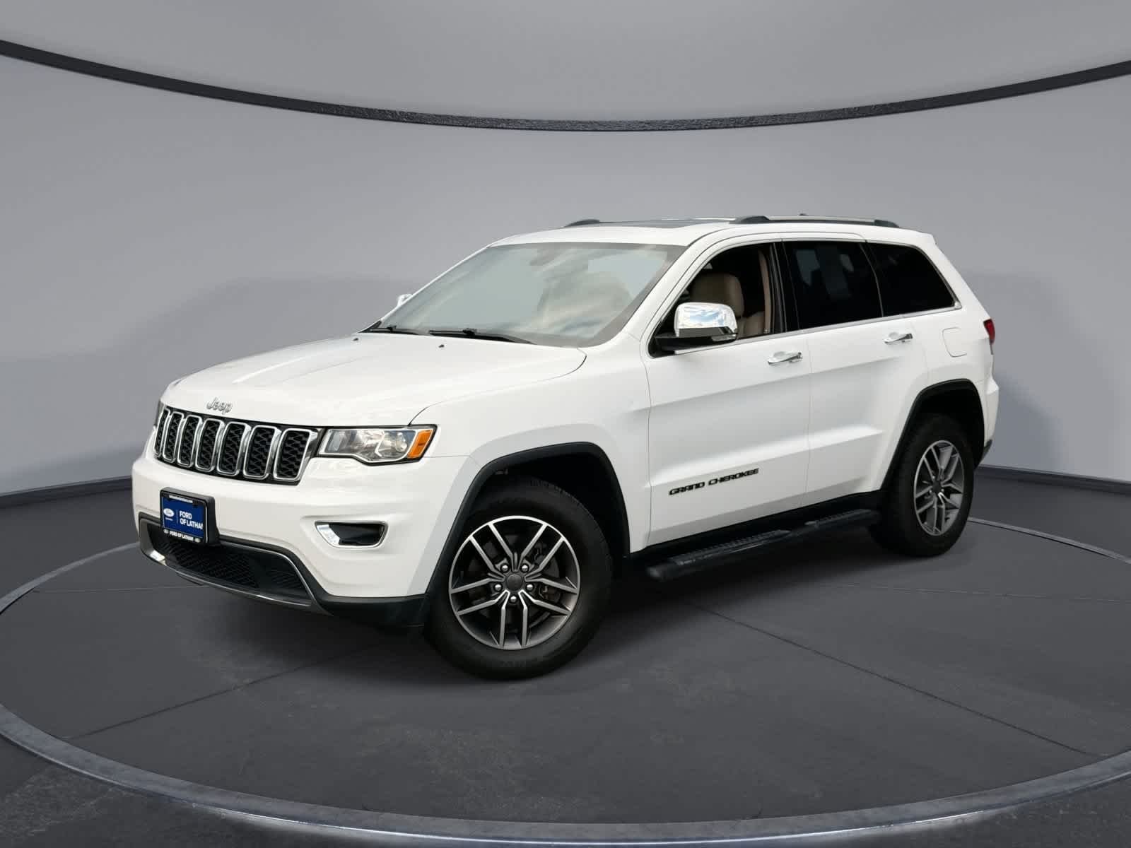 Used 2020 Bright White Clearcoat Jeep Limited image 1