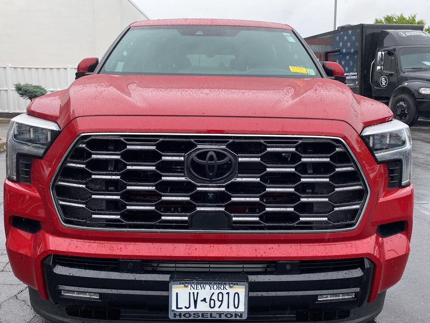 Used 2024 Supersonic Red Toyota Platinum image 5
