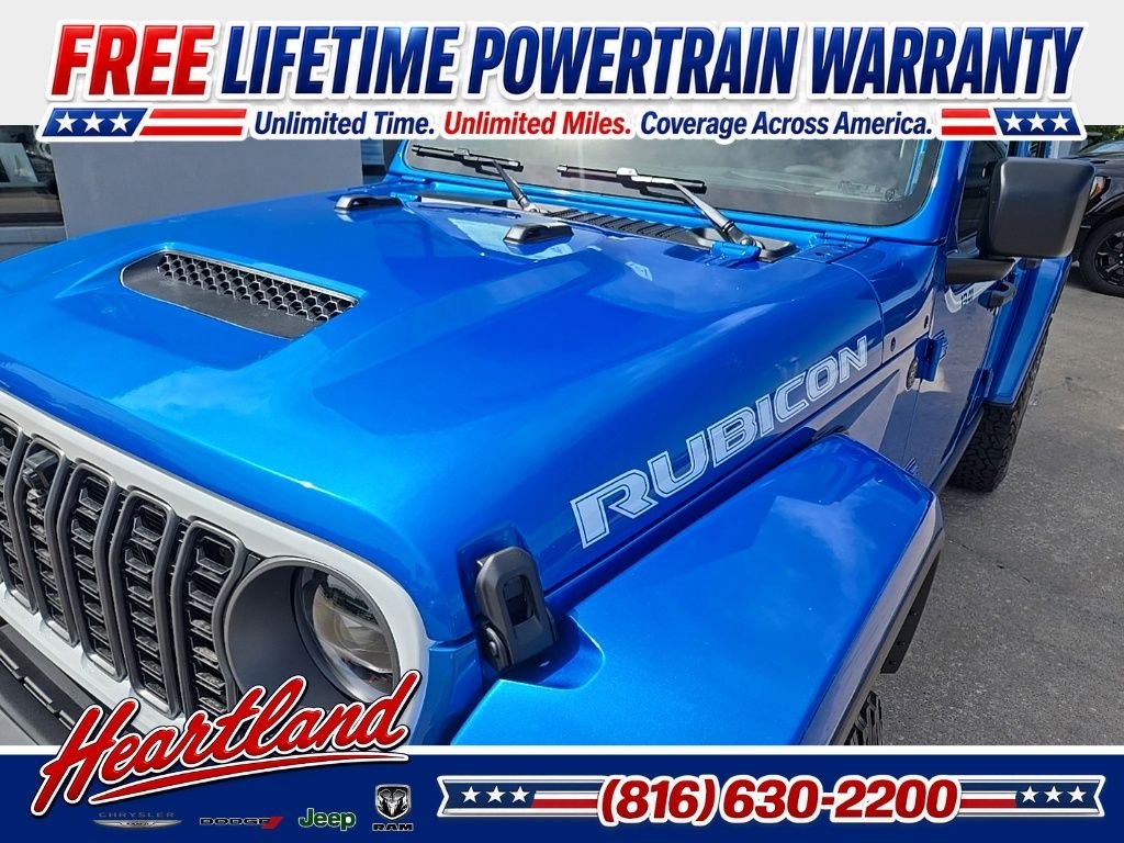 New 2026 Hydro Blue Pearl-Coat Exterior Paint Jeep Rubicon image 18