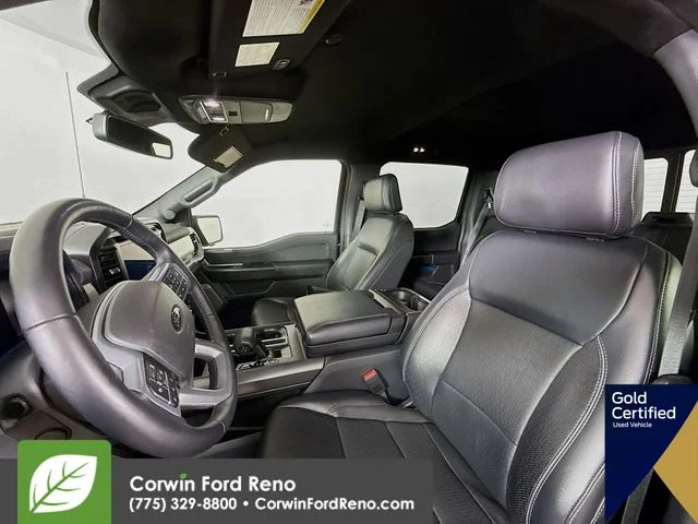 Certified Used 2024 Antimatter Blue Metallic Ford Lariat image 25