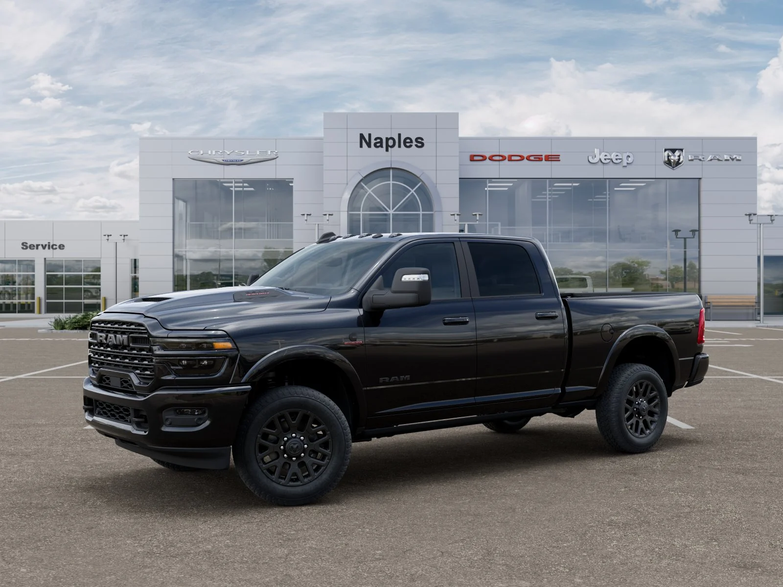 New 2026 Diamond Black Crystal Pearl-Coat Exterior Paint RAM Limited image 28