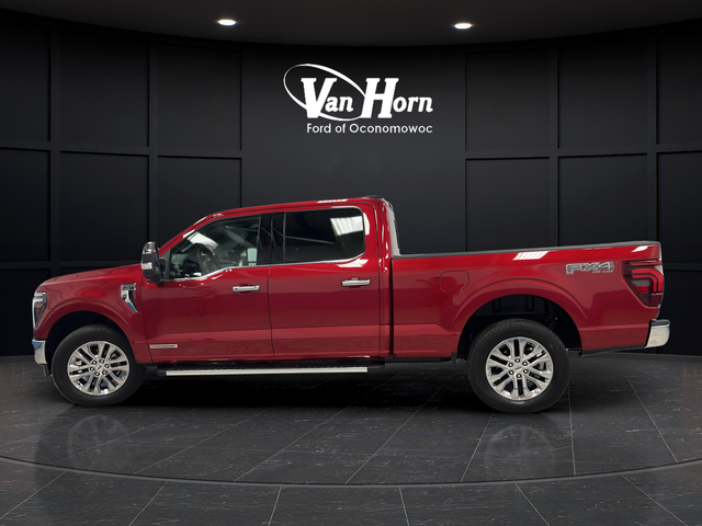 Used 2025 Rapid Red Metallic Tinted Clearcoat Ford Lariat image 4