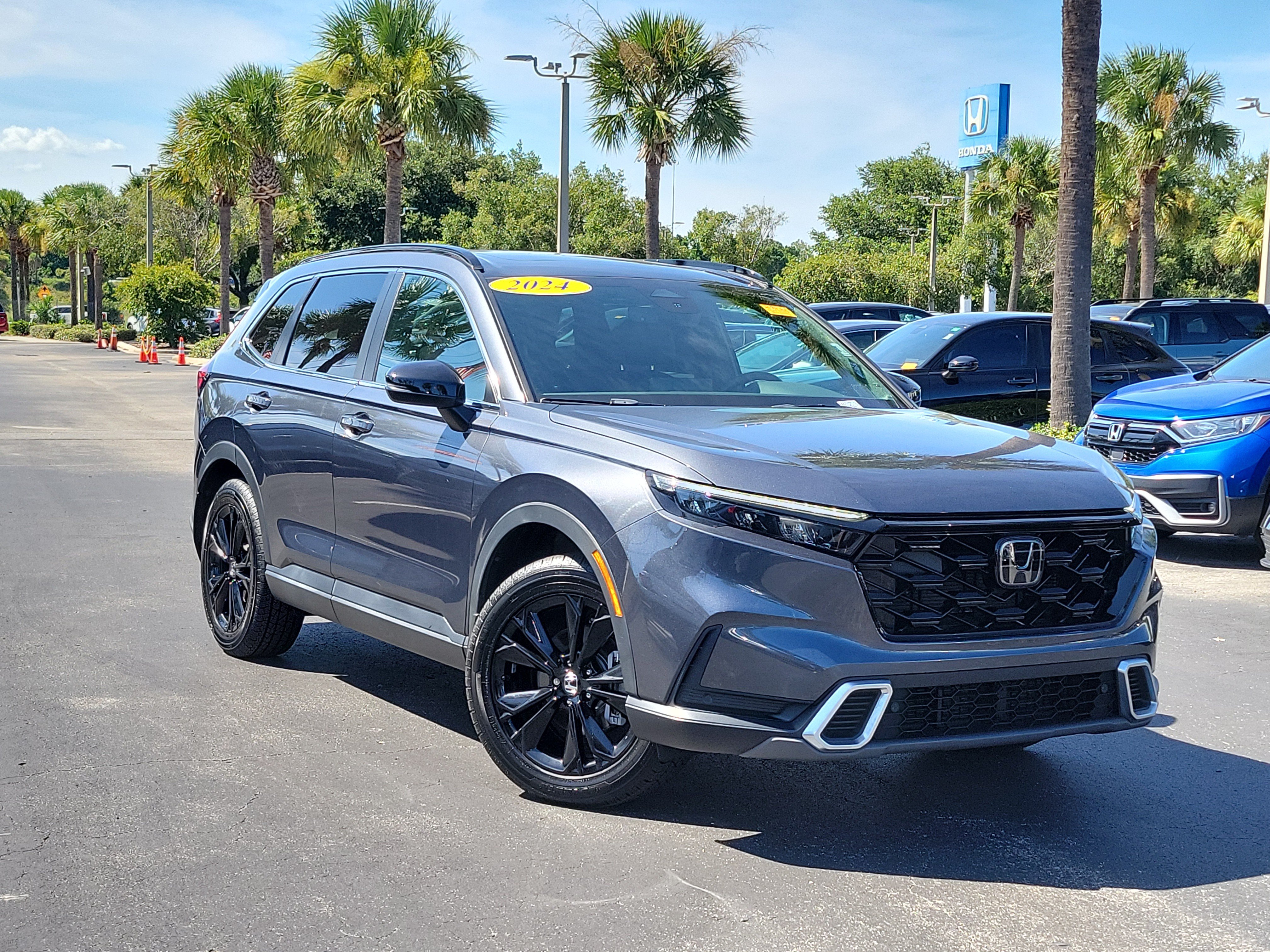 Certified Used 2024 Meteorite Gray Metallic Honda HYBRID AWD SP TRG image 44