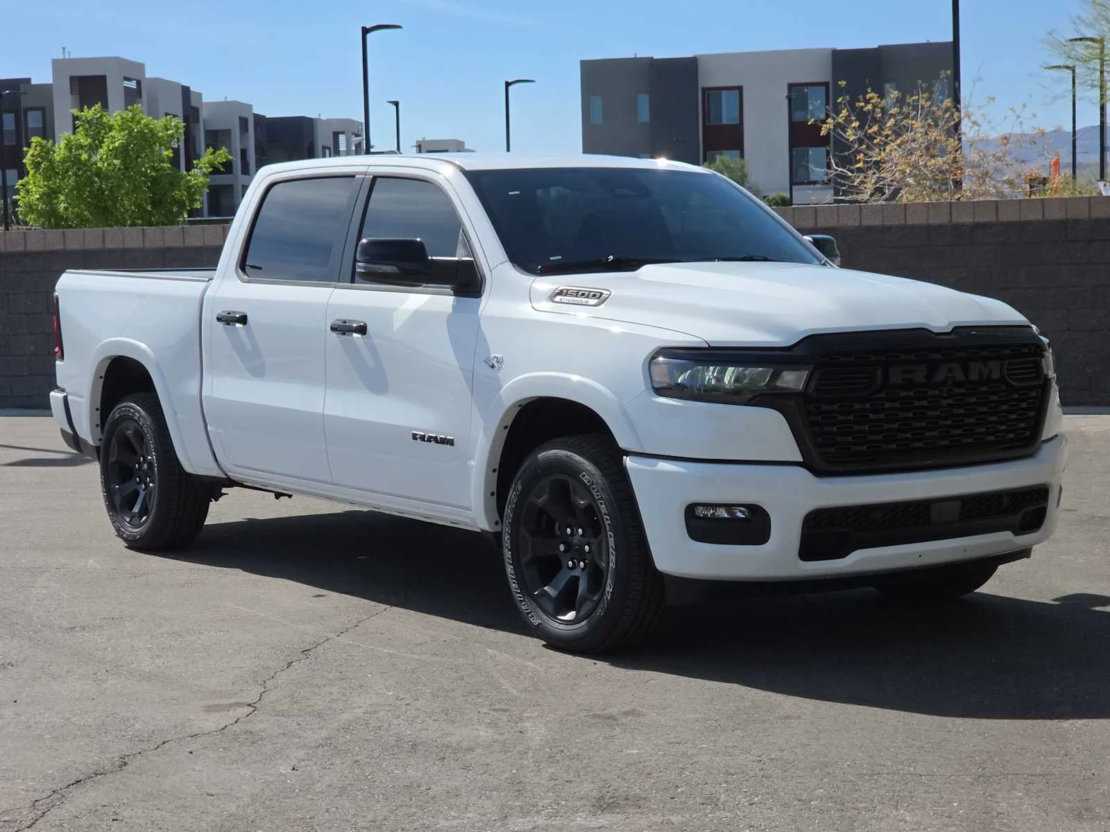 New 2026 Bright White Clear-Coat Exterior Paint RAM Big Horn image 2