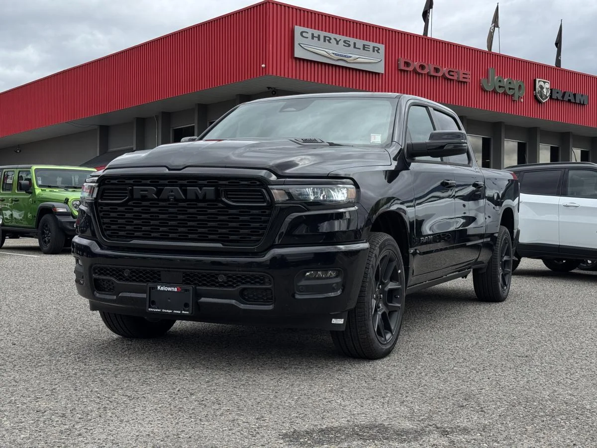 New 2026 Black RAM Sport 4x4 Crew Cab 6