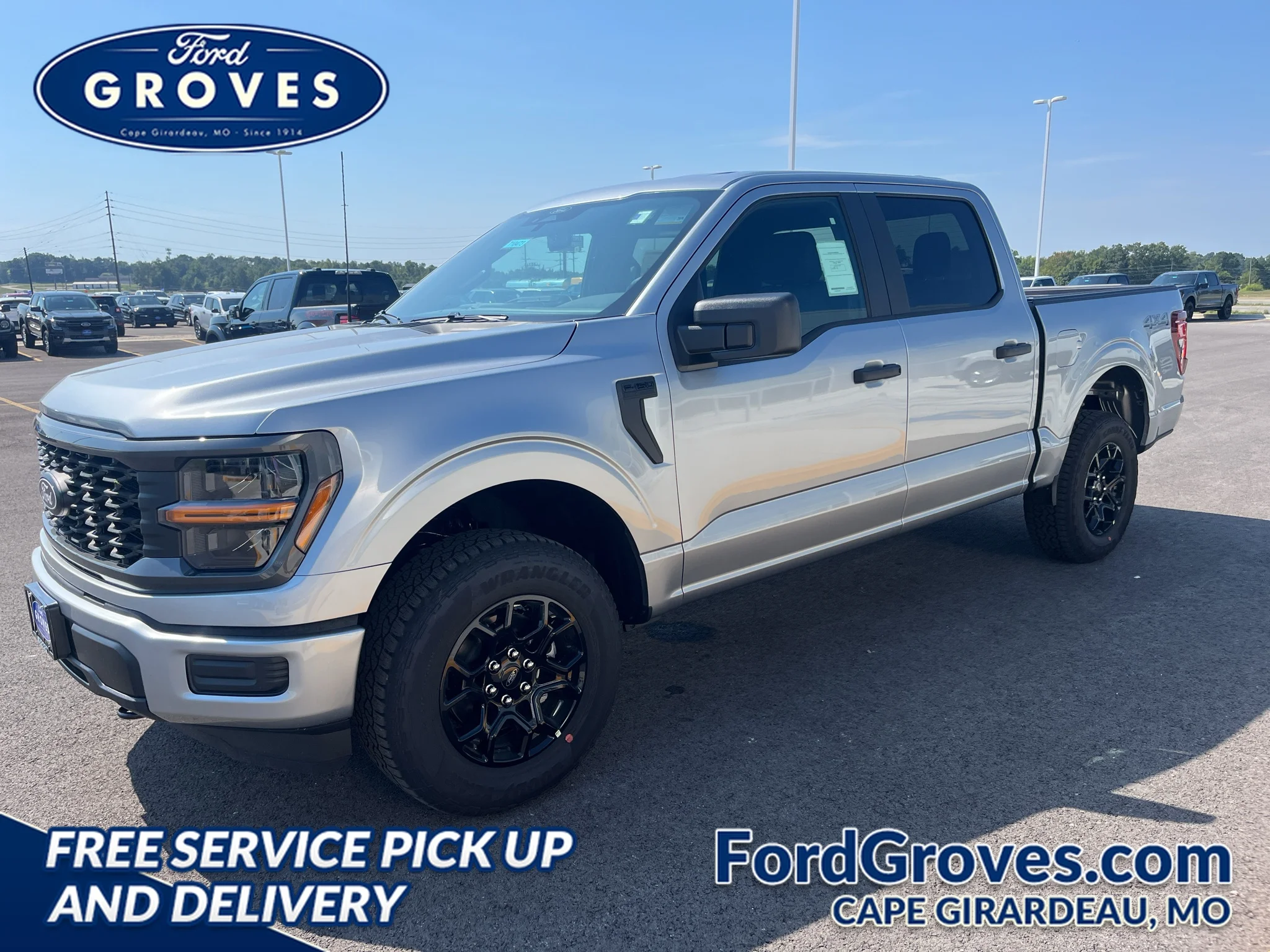 New 2026 Iconic Silver Metallic Ford STX image 1