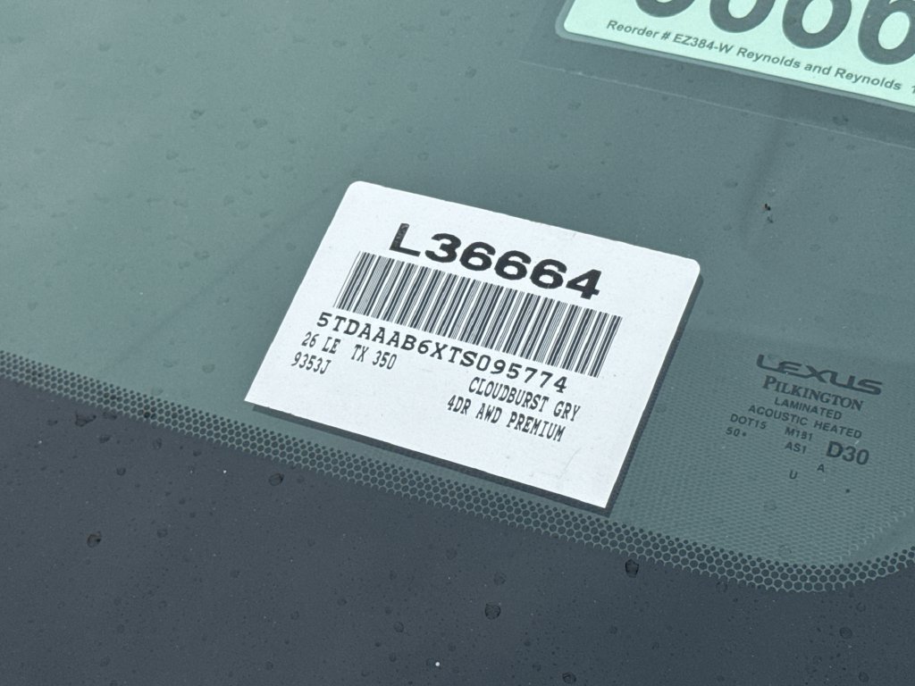 New 2026 Cloudburst Gray Lexus PREMIUM AWD image 16