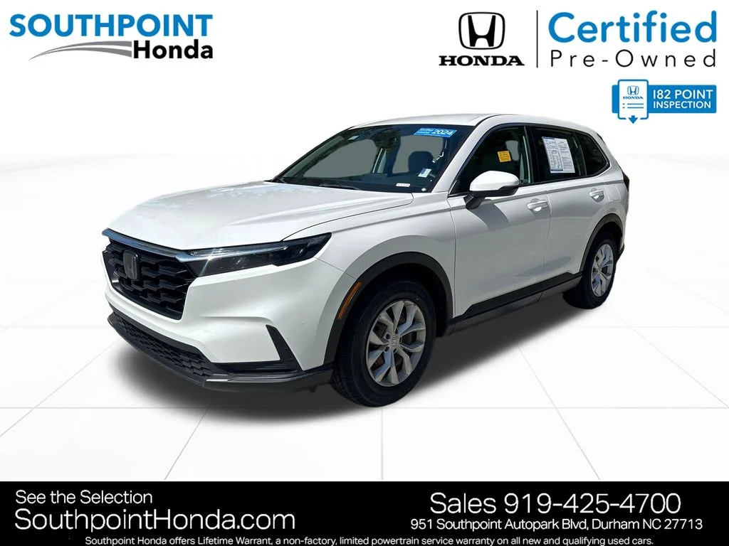 Certified Used 2024 Platinum White Pearl Honda 1.5T 2WD LX image 3