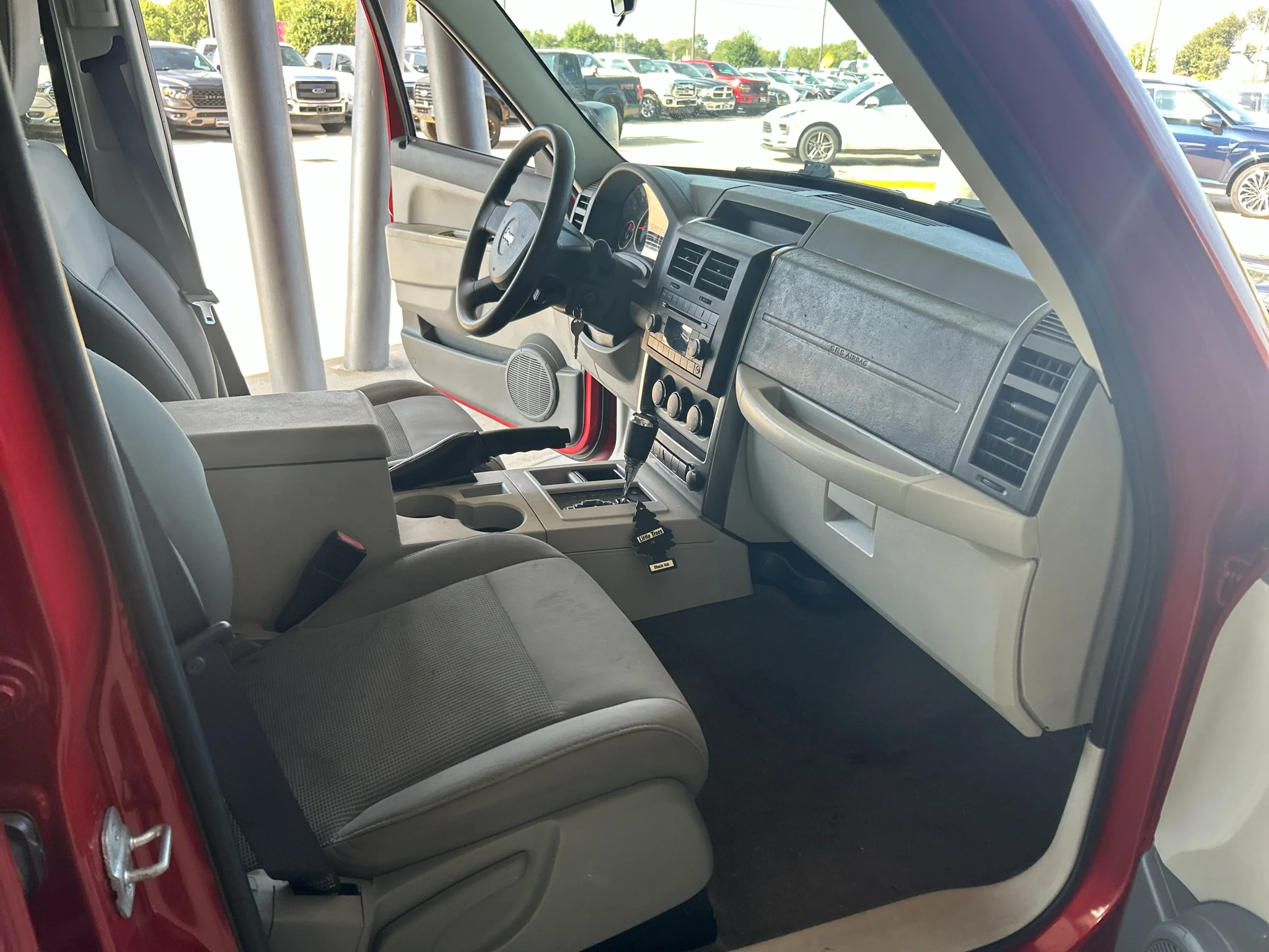 Used 2008 Inferno Red Crystal Pearlcoat Jeep Sport image 23
