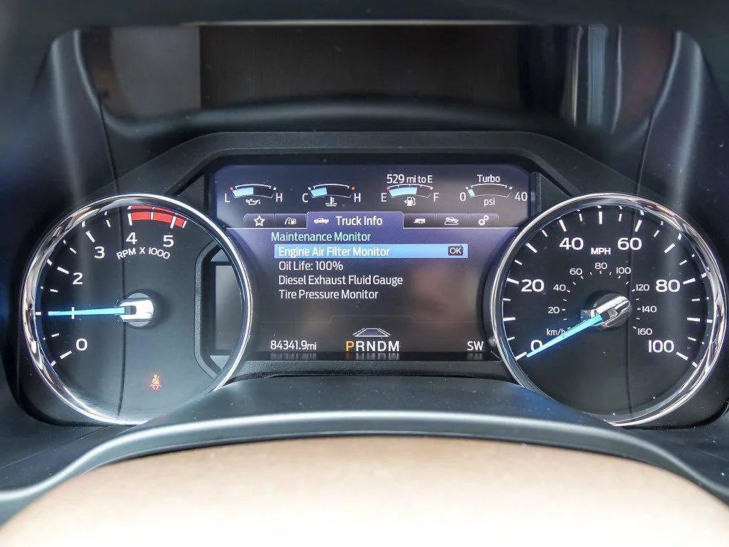 Used 2021 Antimatter Blue Metallic Ford King Ranch image 19