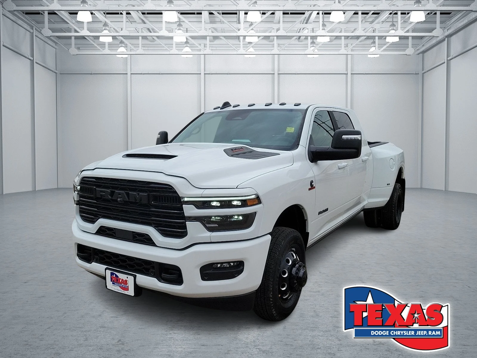New 2026 PW7 Bright Whit Ram LARAMIE MEGA CAB 4X4 6