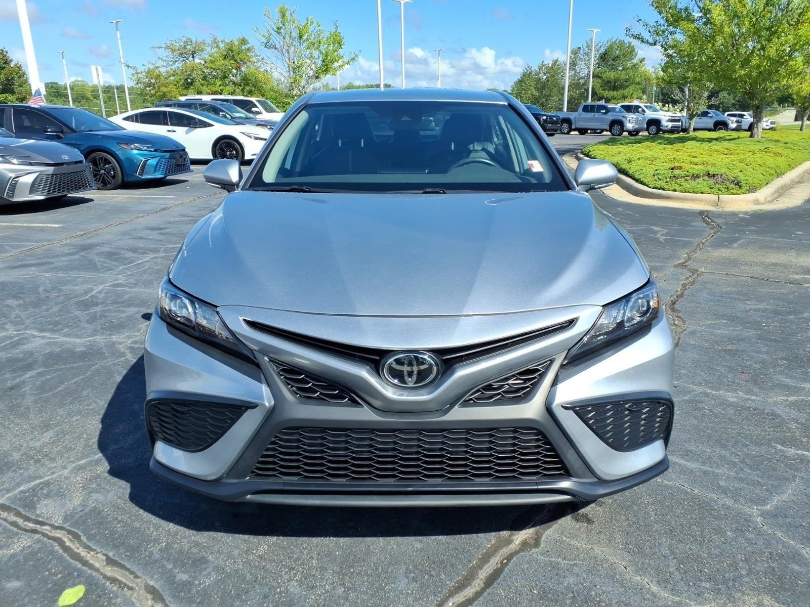 Used 2024 Celestial Silver Metallic Toyota SE image 8