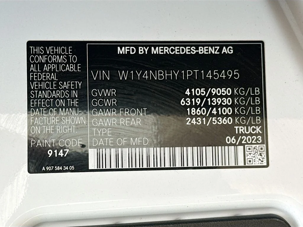 Used 2023 White Mercedes-Benz Cargo 144 WB image 28