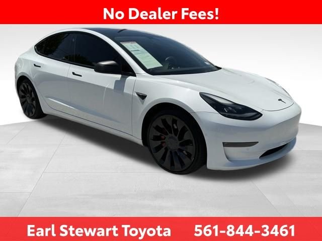 Used 2021 Tesla Model 3 Base with VIN 5YJ3E1EC8MF991933 for sale in Lake Park, FL